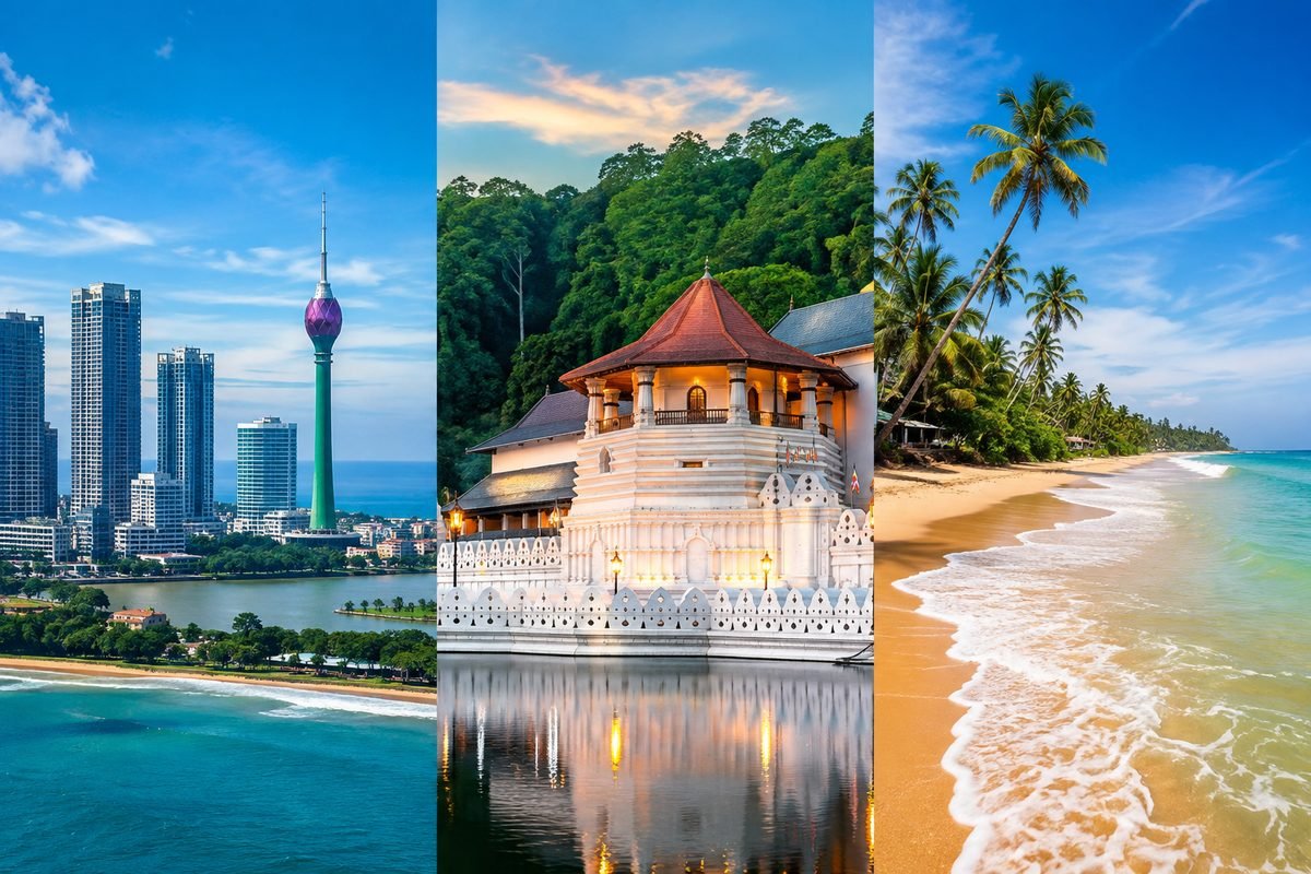 Colombo · Kandy · Bentota